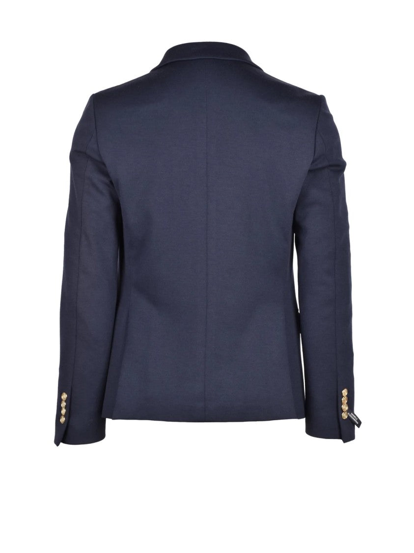 Daniele Alessandrini Blue Polyester Jacket