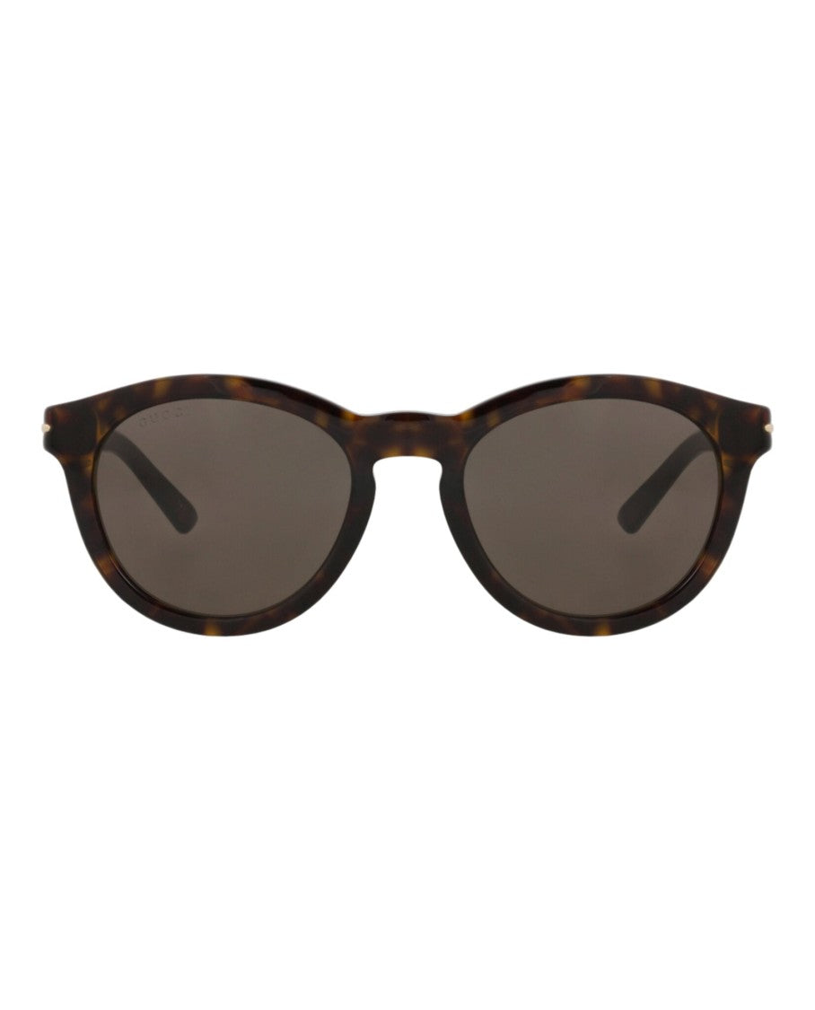 Gucci Round-Frame Recycled Acetate Sunglasses