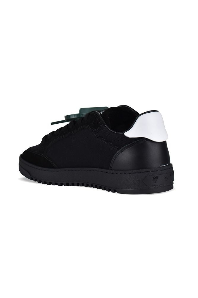 Off-White Low-Top Sneakers With Suede, Leather