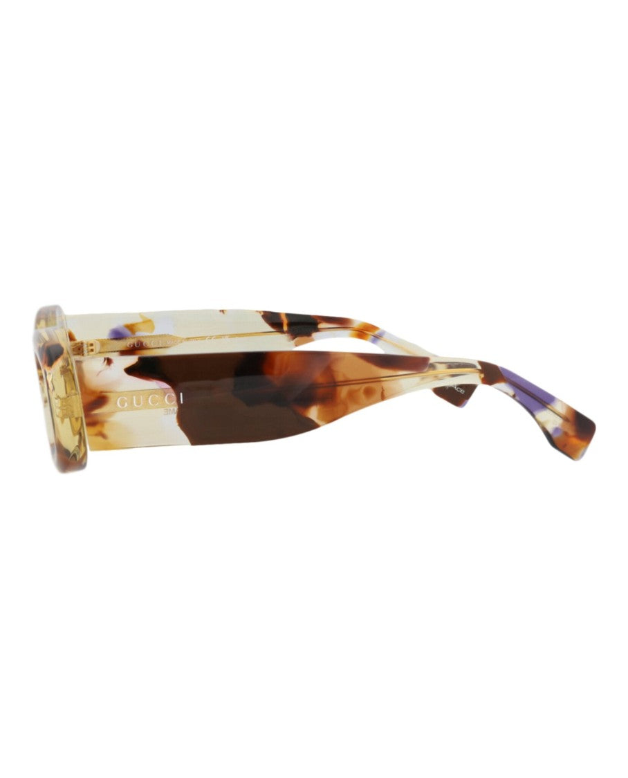 Gucci Round-Frame Recycled Acetate Sunglasses