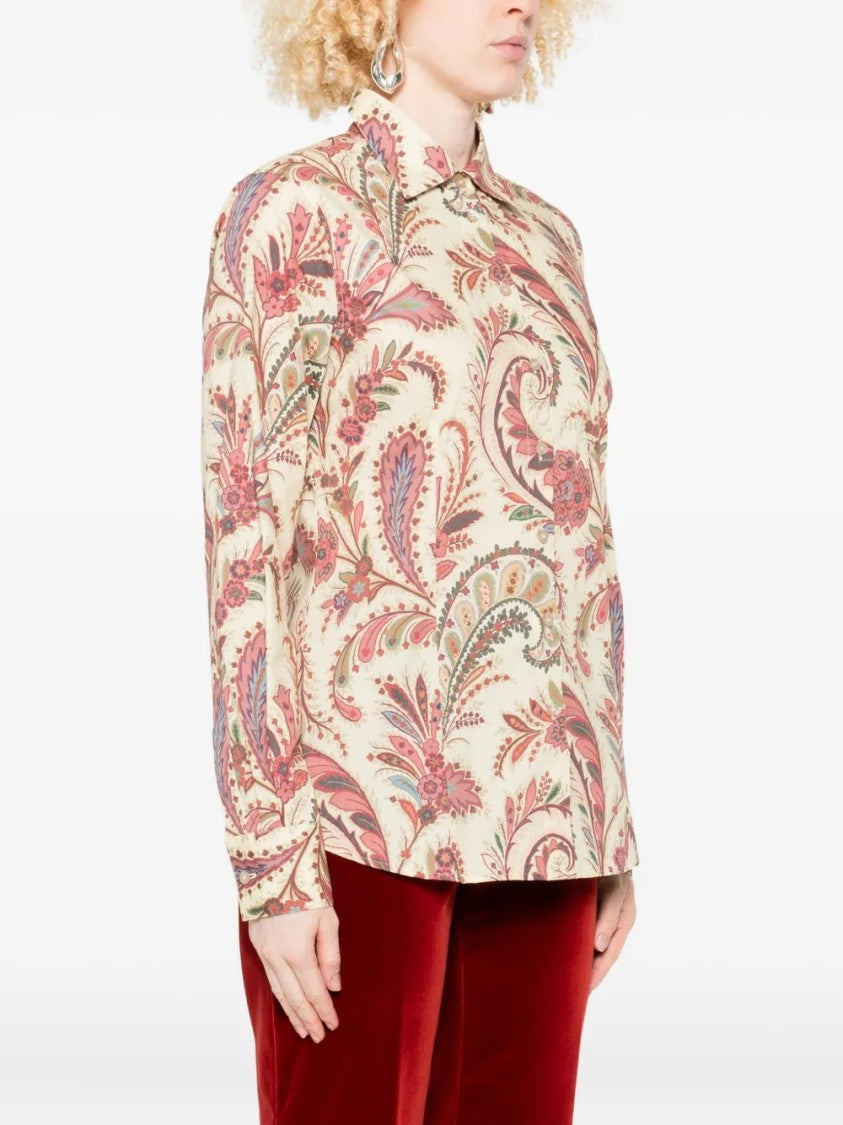 Etro Intricately Patterned Shirt With Classic Collar
