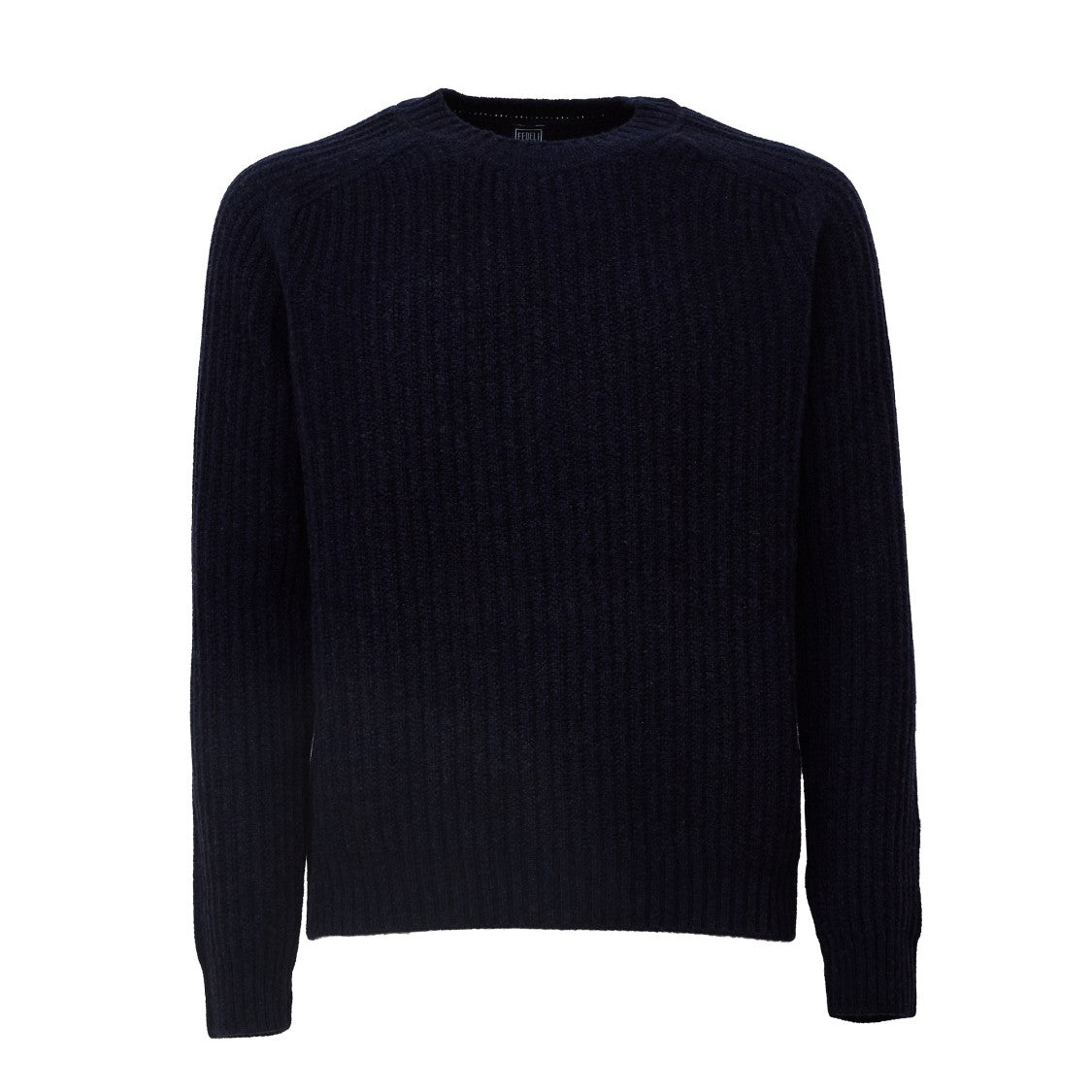Fedeli Ribbed Knit Sweater With Cable Textures By Fedeli