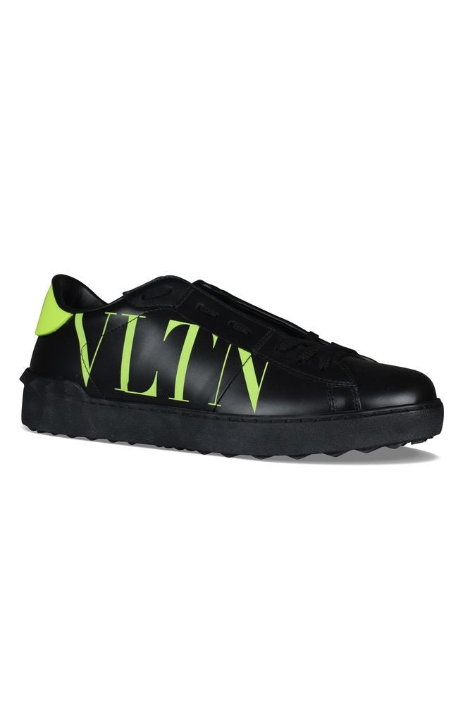 Valentino Garavani Low-Top Sneakers With Fluorescent Logo
