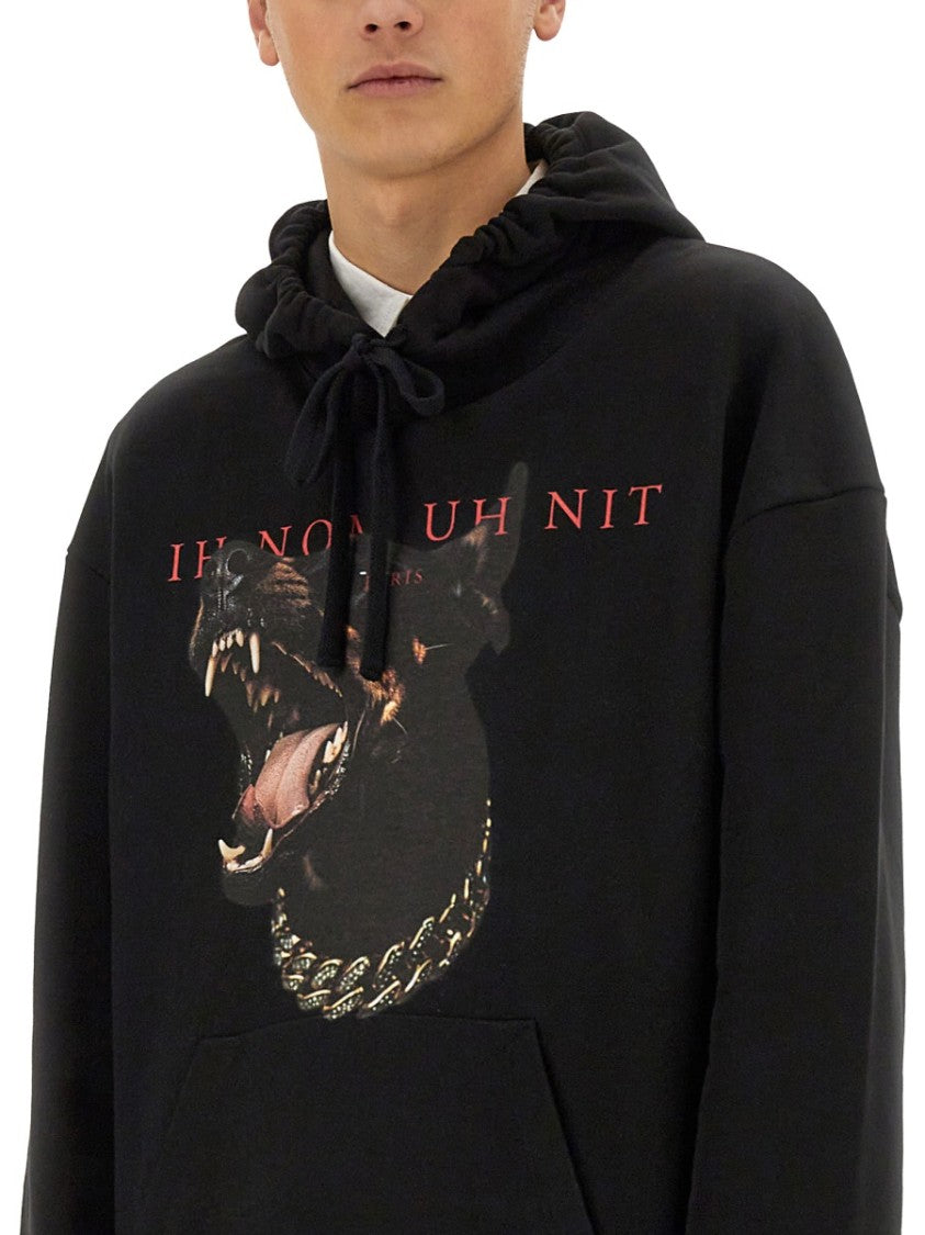 Ih Nom Uh Nit Dobermann Print Sweatshirt