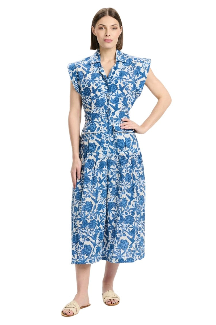 Miss June Tilda Maxi Dress Blue