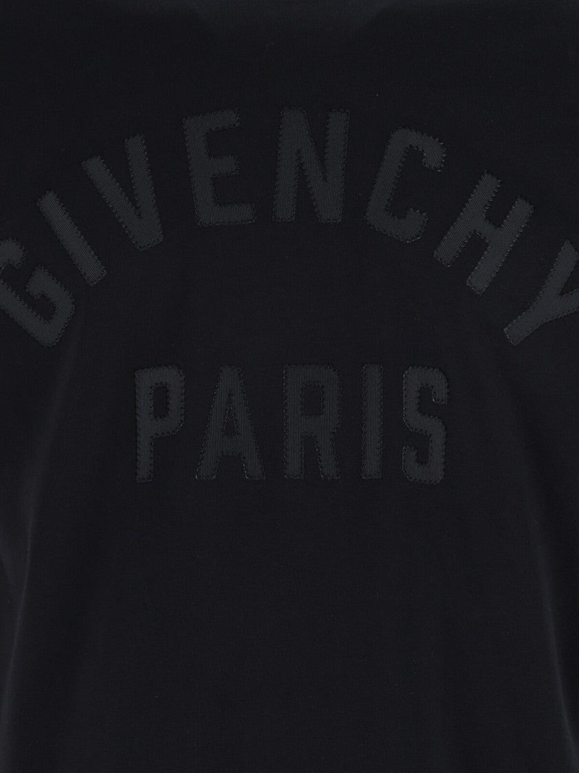 Givenchy Black Tonal Logo Jersey T-Shirt