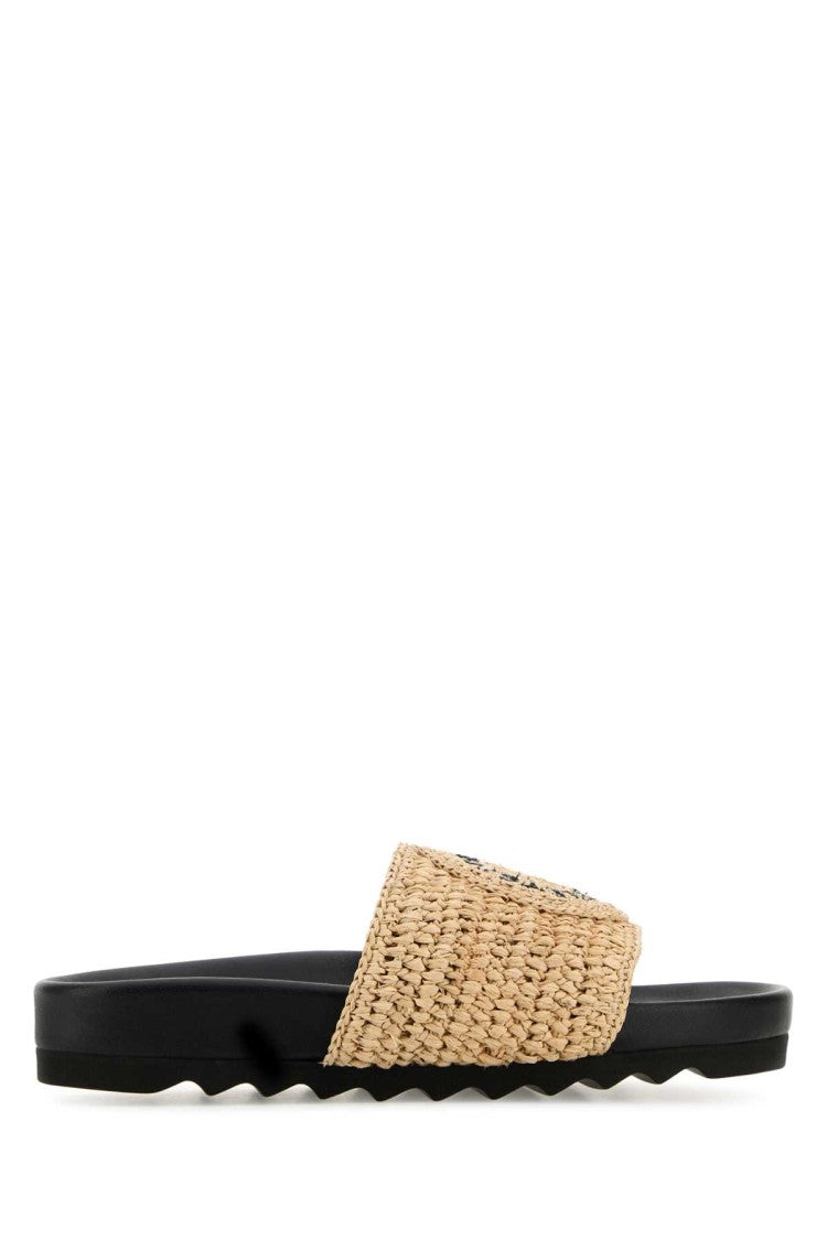 Stella Mccartney Raffia Elyse Slippers