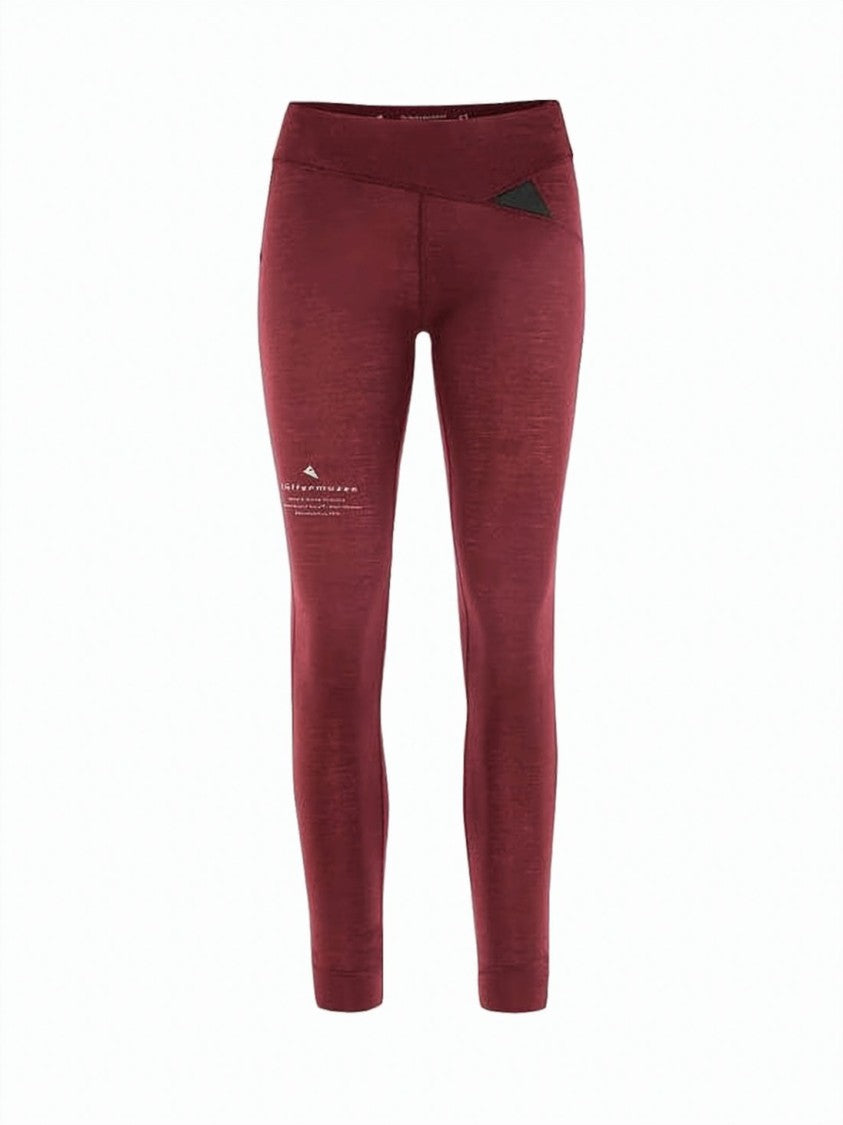 Klattermusen High-Waisted Slim Fit Activewear Leggings With Subtle Logo Accents