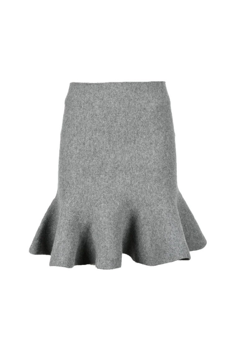 Jil Sander Wool And Cashmere Skirt - Grey
