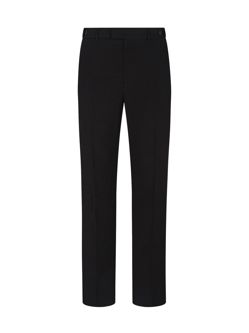 Emporio Armani Slim-Fit Trousers In Stretch Virgin Wool