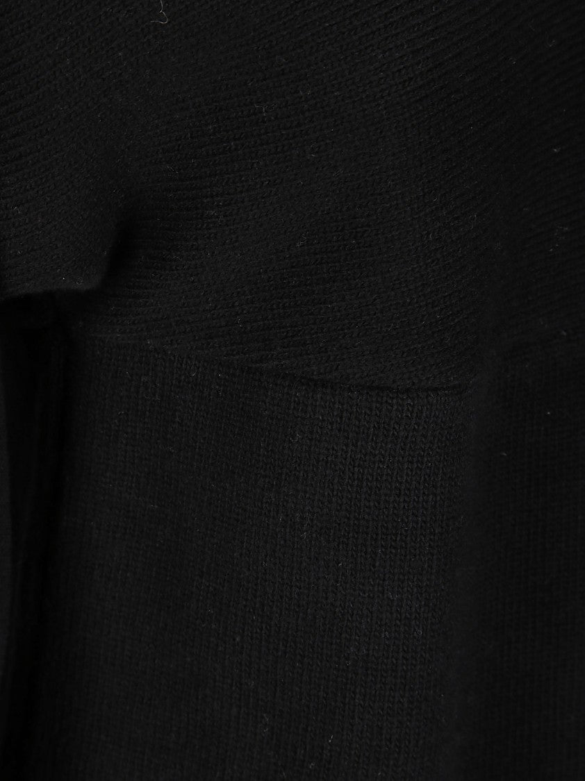 Stefano Mortari V-Neck Sweater With Asymmetrical Hem