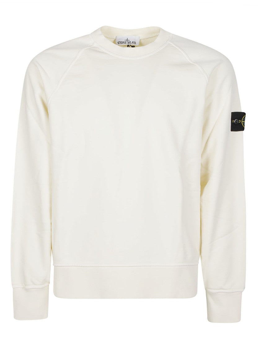Stone Island Minimalist Patch Cotton Sweatshirt