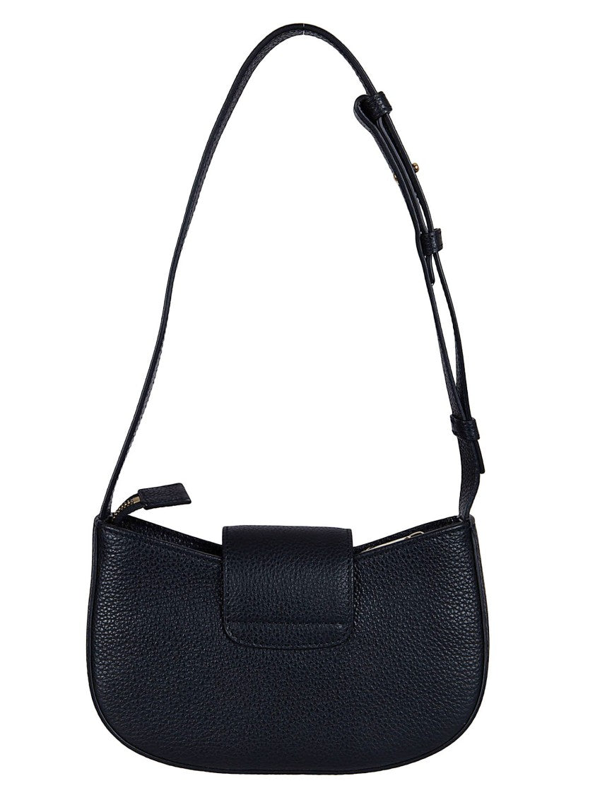 Ferragamo Textured Leather Minibag With Gancini Ornament