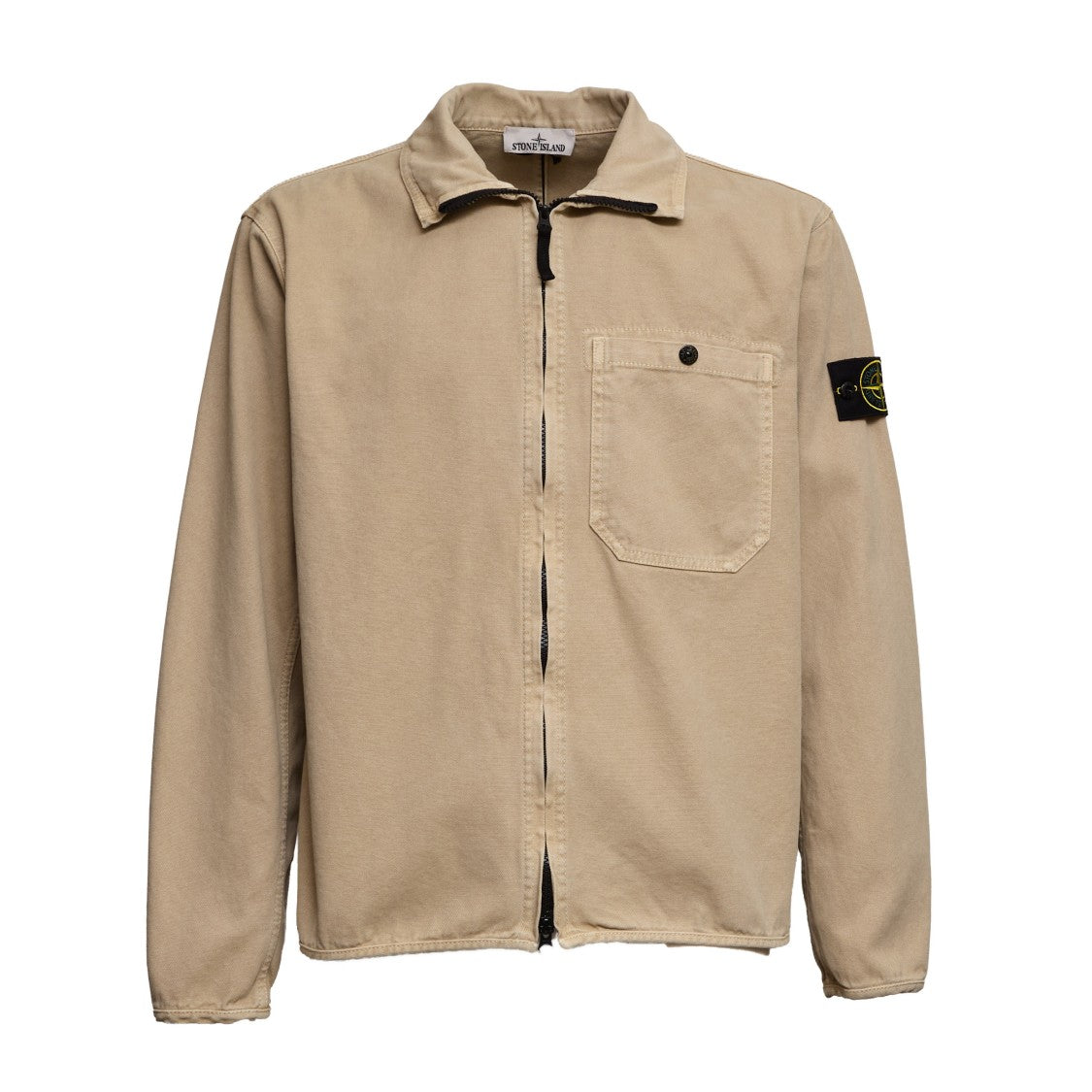 Stone Island Organic Panama Cotton Overshirt