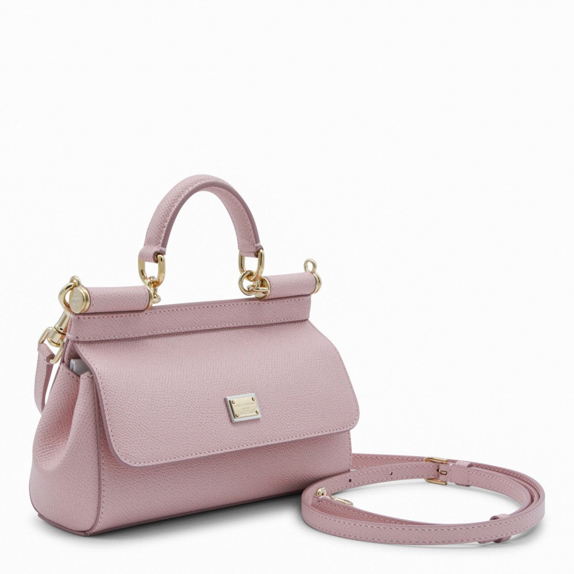 Dolce & Gabbana Structured Handbag With Gold-Tone Hardware