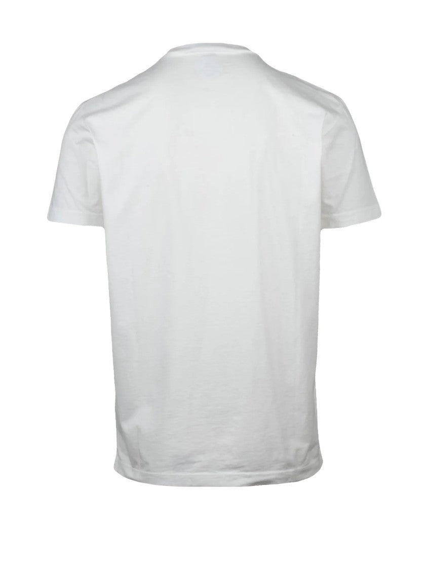 Dsquared2 Cotton T-Shirt With Bold Front Print And Crew Neckline