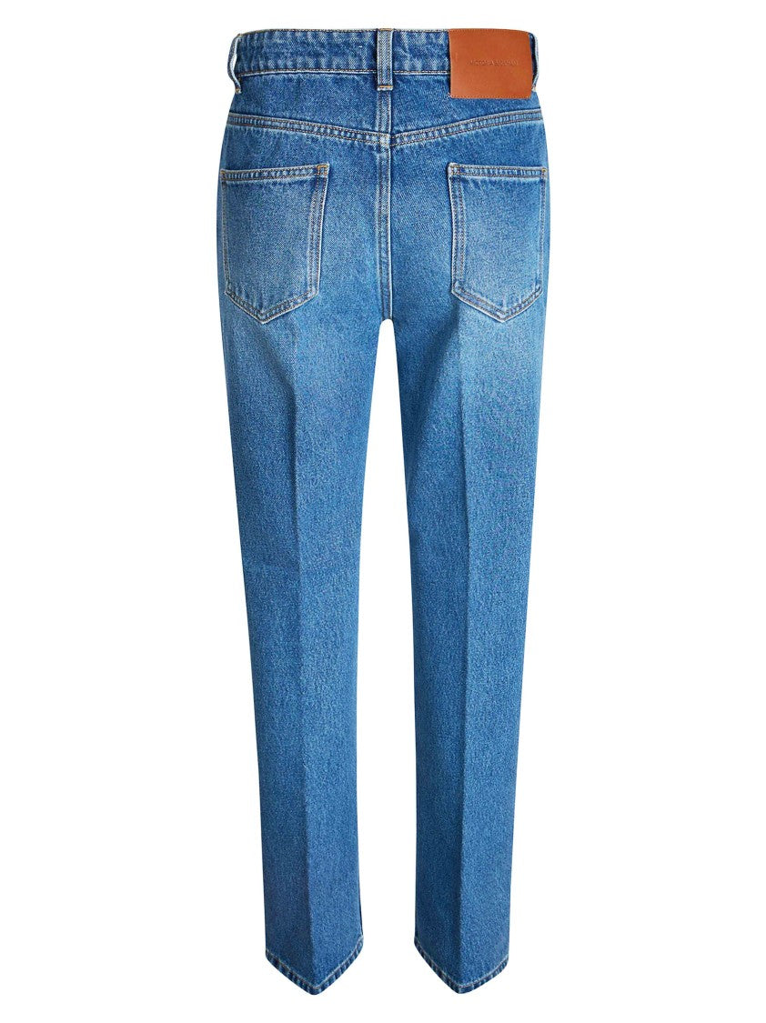 Victoria Beckham Julia Cotton Straight-Leg Jeans