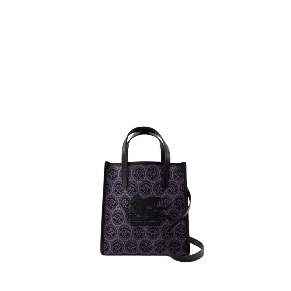 Etro Love Trotter Small Shopper Bag - Cotton - Brown