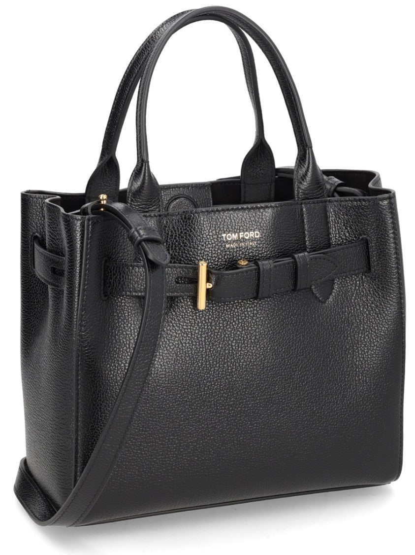 Tom Ford Audrey Leather Textured Handbag
