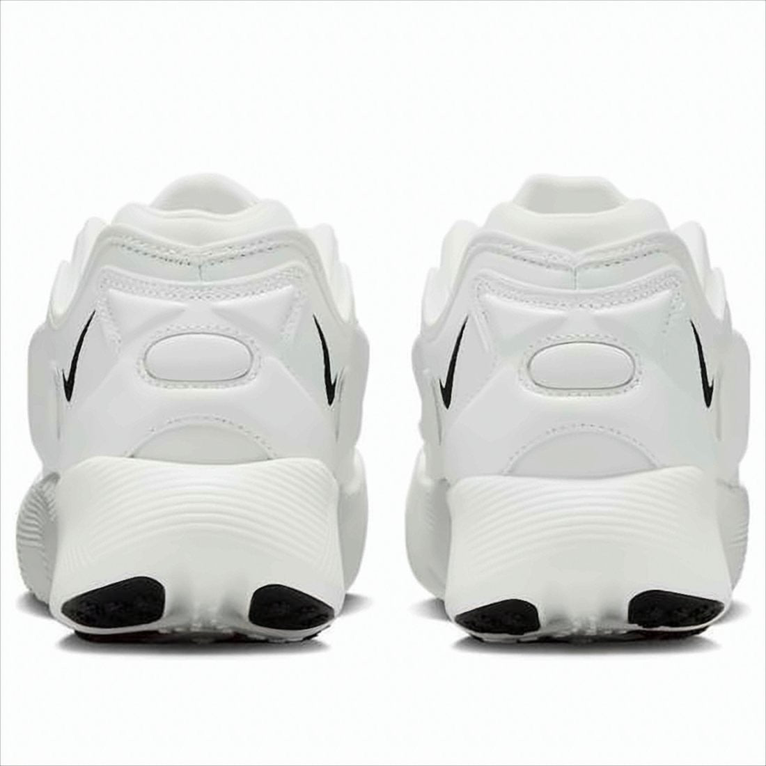 Comme Des Garçons Futuristic White Sneakers With Textured Rubber Sole
