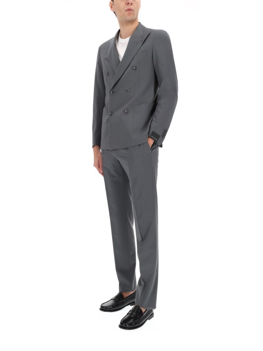 Tagliatore Virgin Wool Blend Tailored Suit