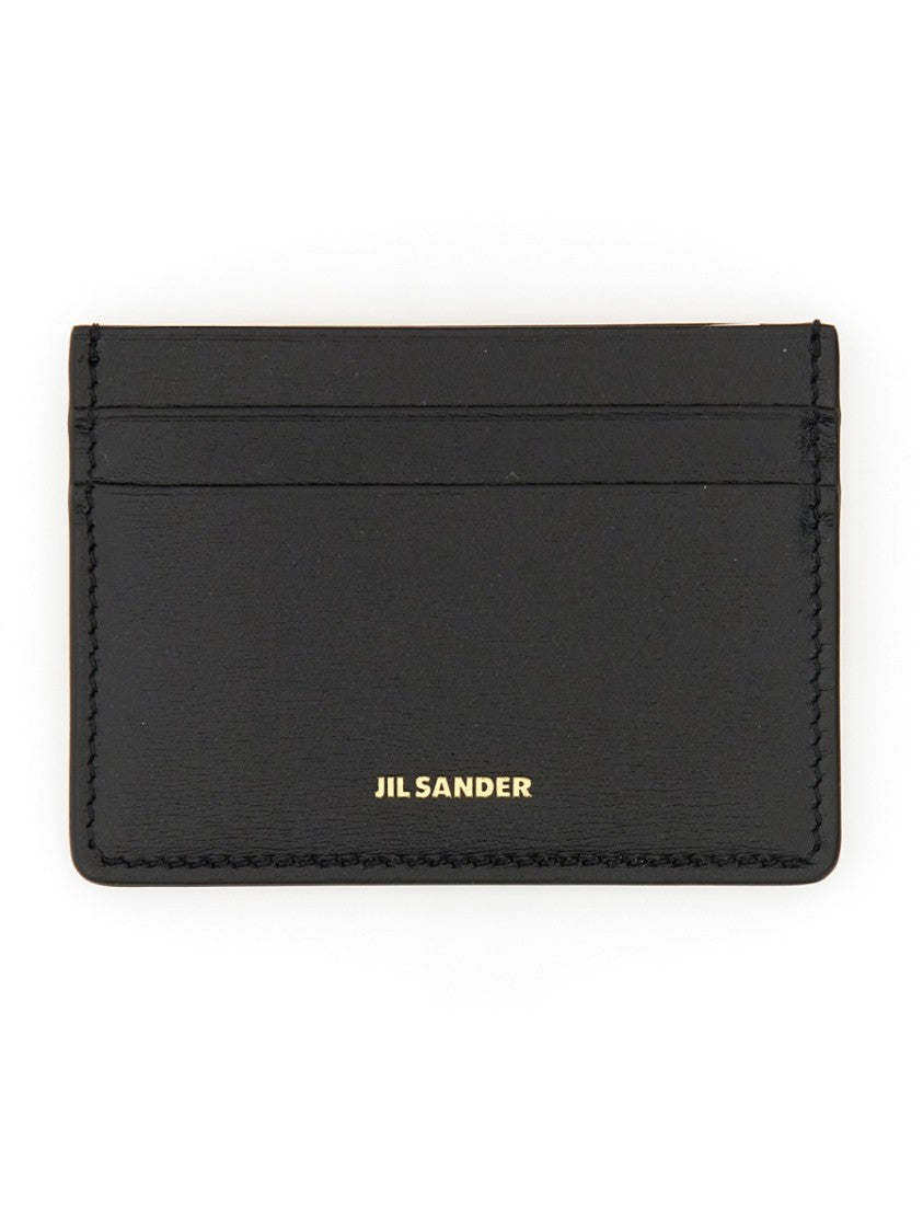 Jil Sander Minimalist Multiple Slots Leather Card Holder