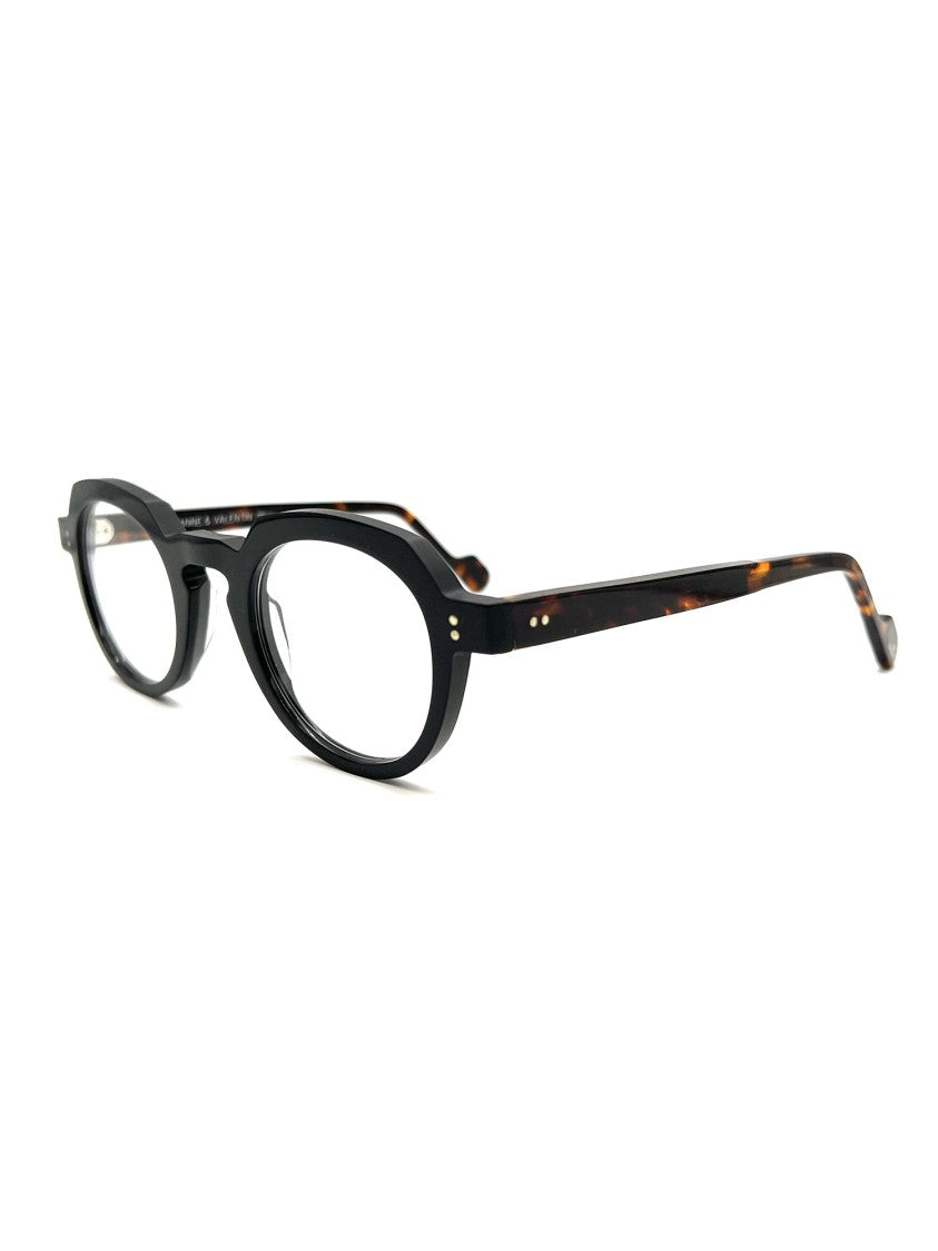 Anne & Valentine Geometric Acetate Optical Frames With Bold Silhouette