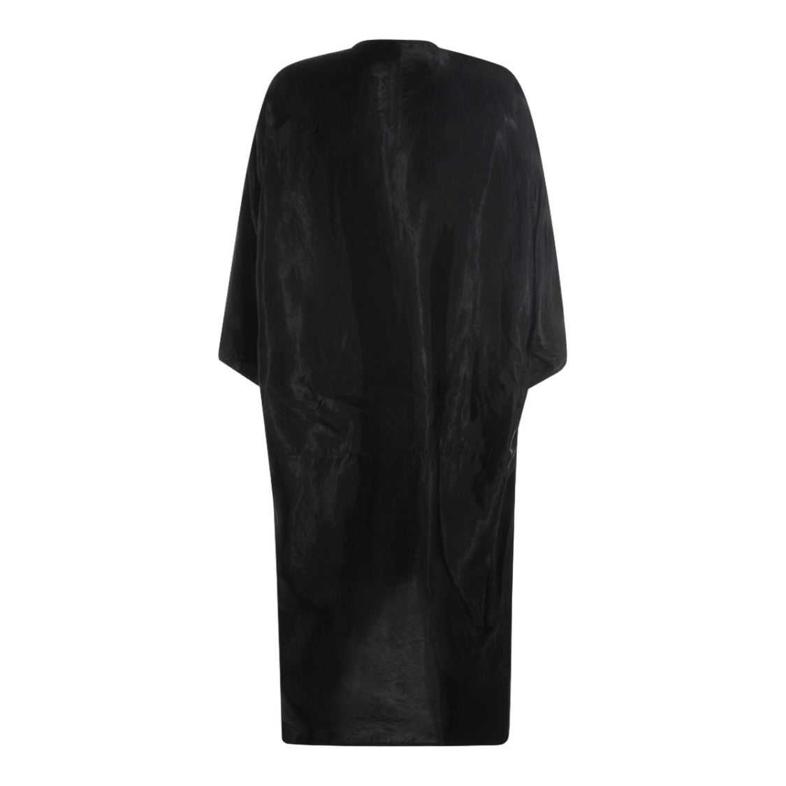 Rick Owens Loose-Fit Midi Dress With Deep V-Neckline