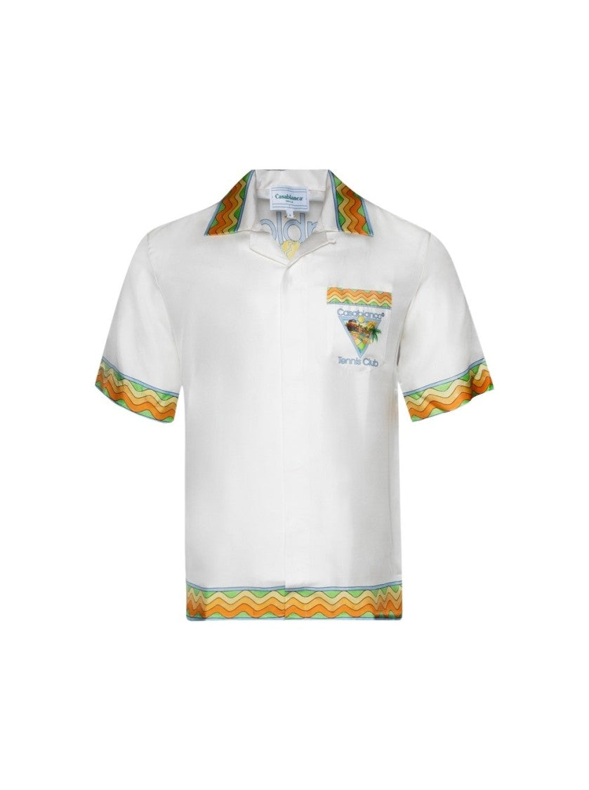 Casablanca Afro Cubism Tennis Club Shirt