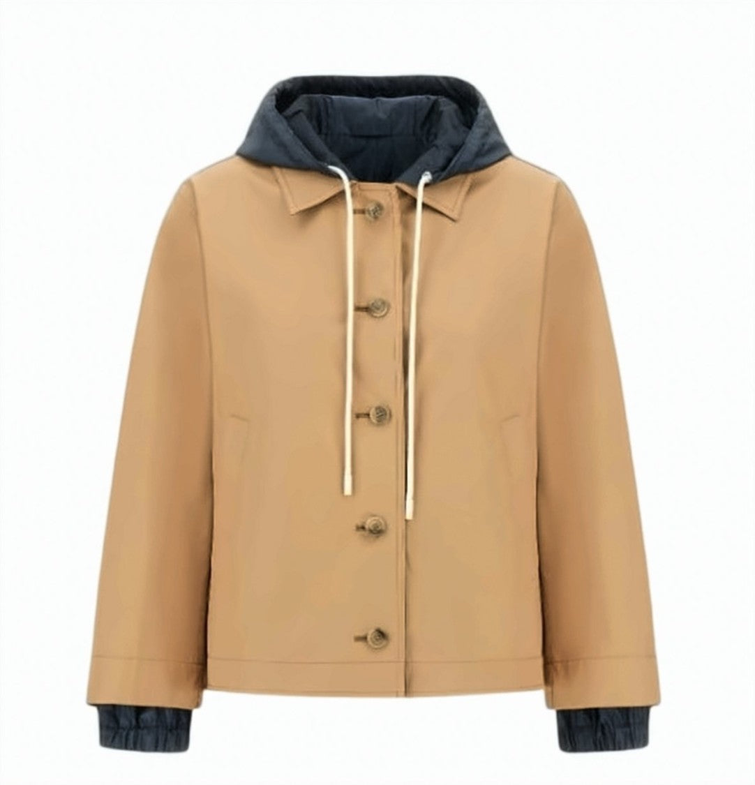 Herno Reversible Dean Hooded Button Jacket