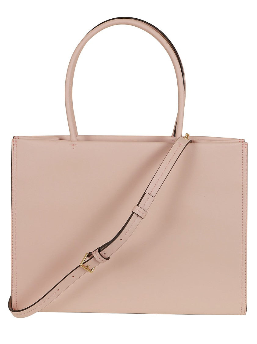 Tory Burch Pink/Purple Ella Bio-Tex™ Leather-Like Shopping Bag