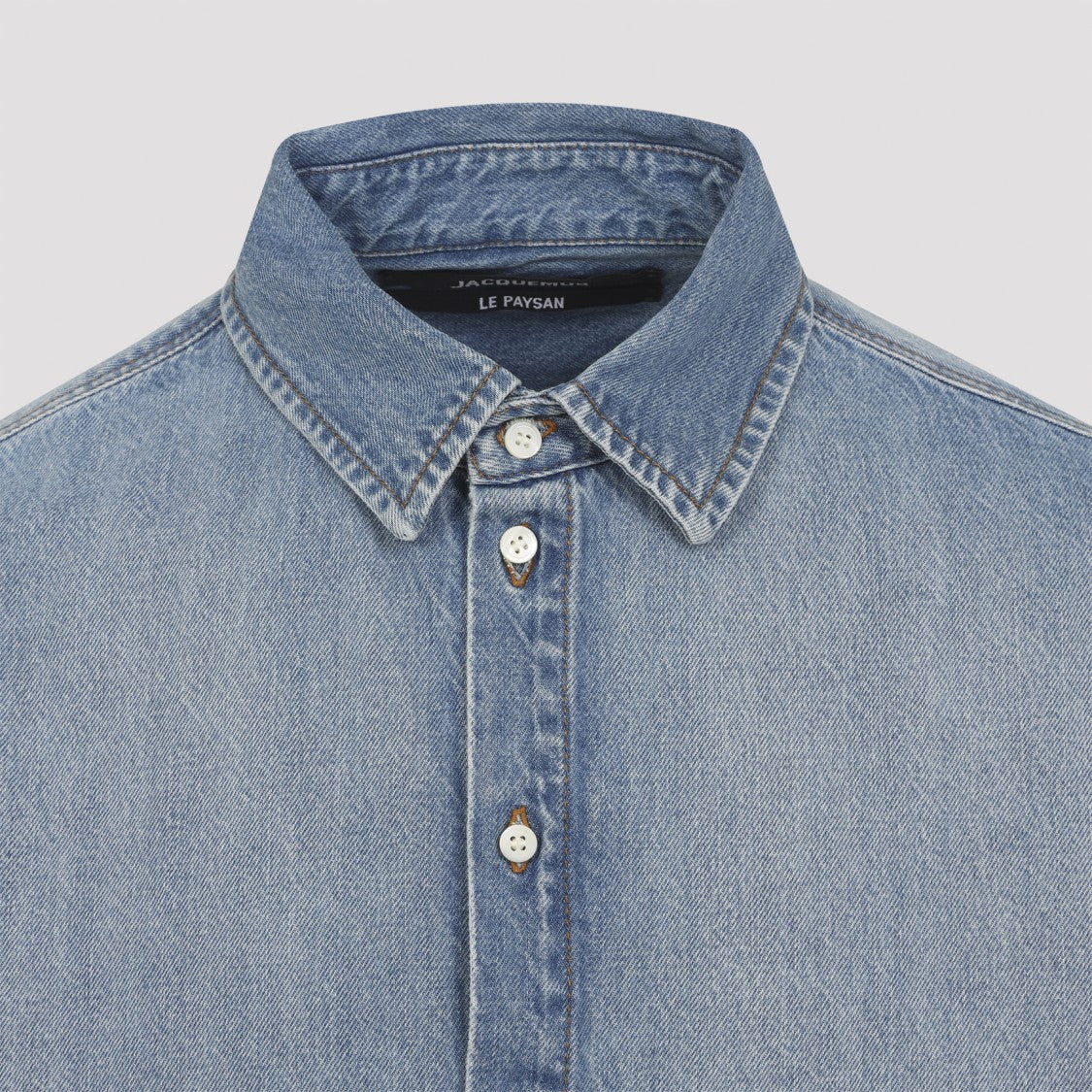 Jacquemus Denim Shirt With Button-Down Front
