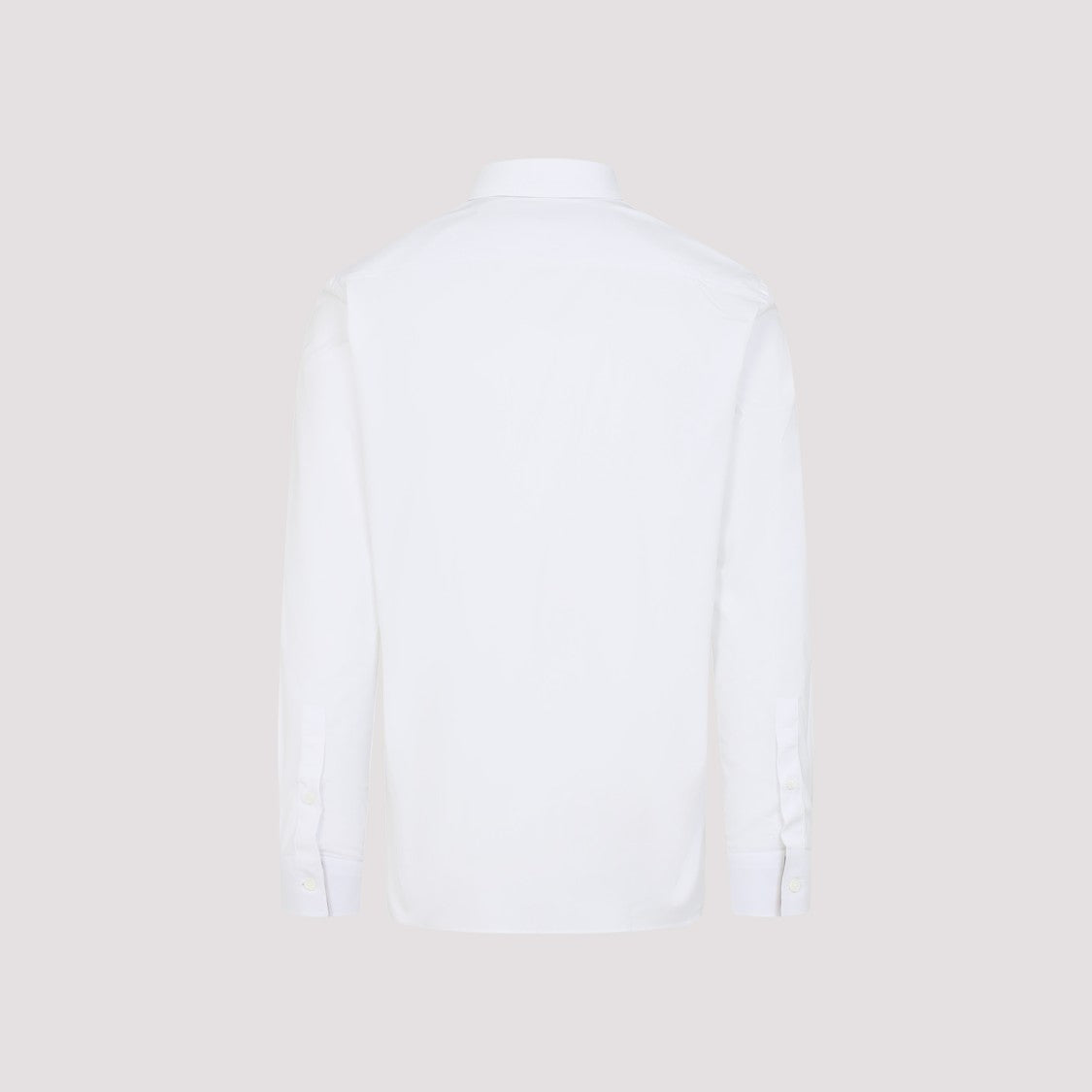 Burberry White Cotton Blend Shirt