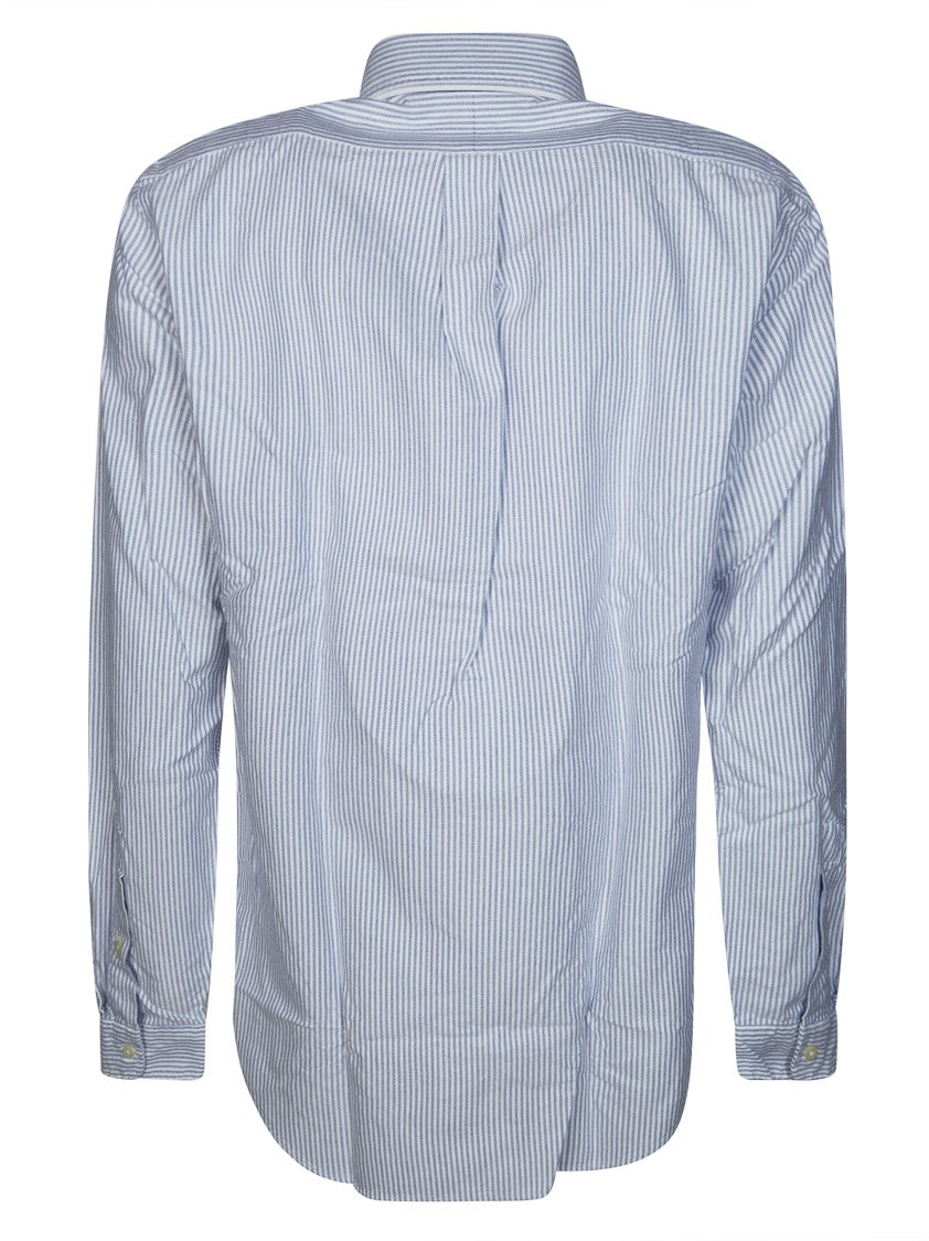 Polo Ralph Lauren White Oxford Tailored Striped Shirt