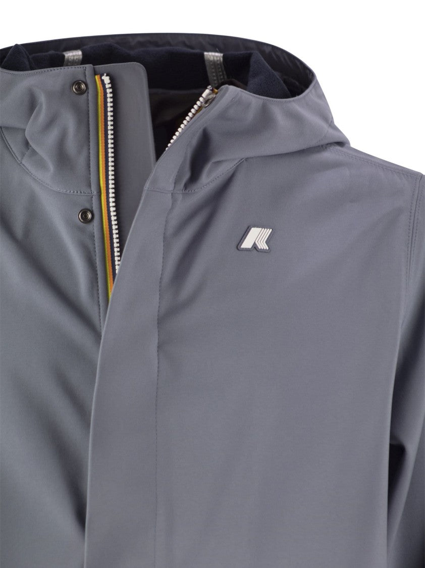 K-Way Marlyn Bonded - Waterproof Jacket With Hood
