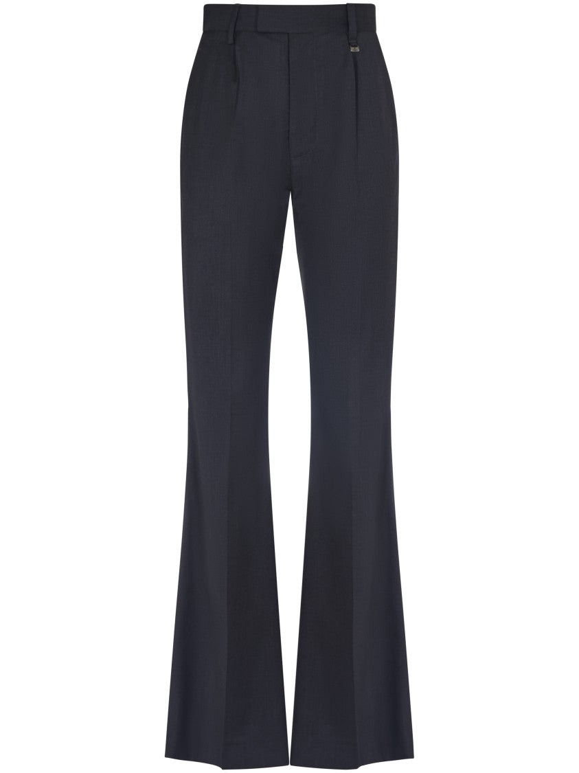 Vivienne Westwood Tailored Black Trousers With Flared Leg