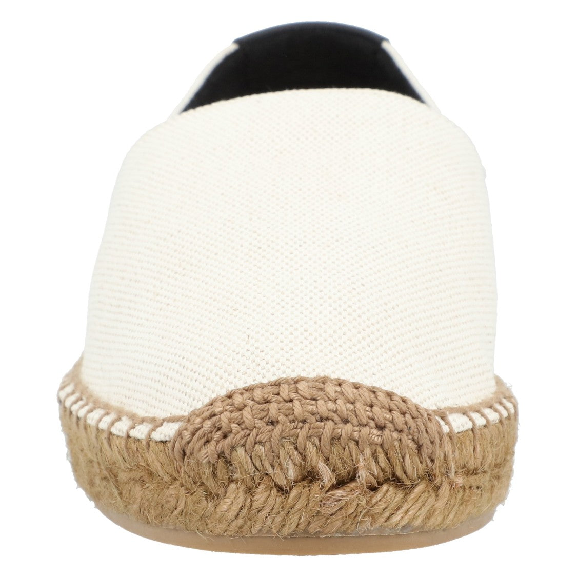 Saint Laurent Embroidered Espadrilles In Canvas Beige