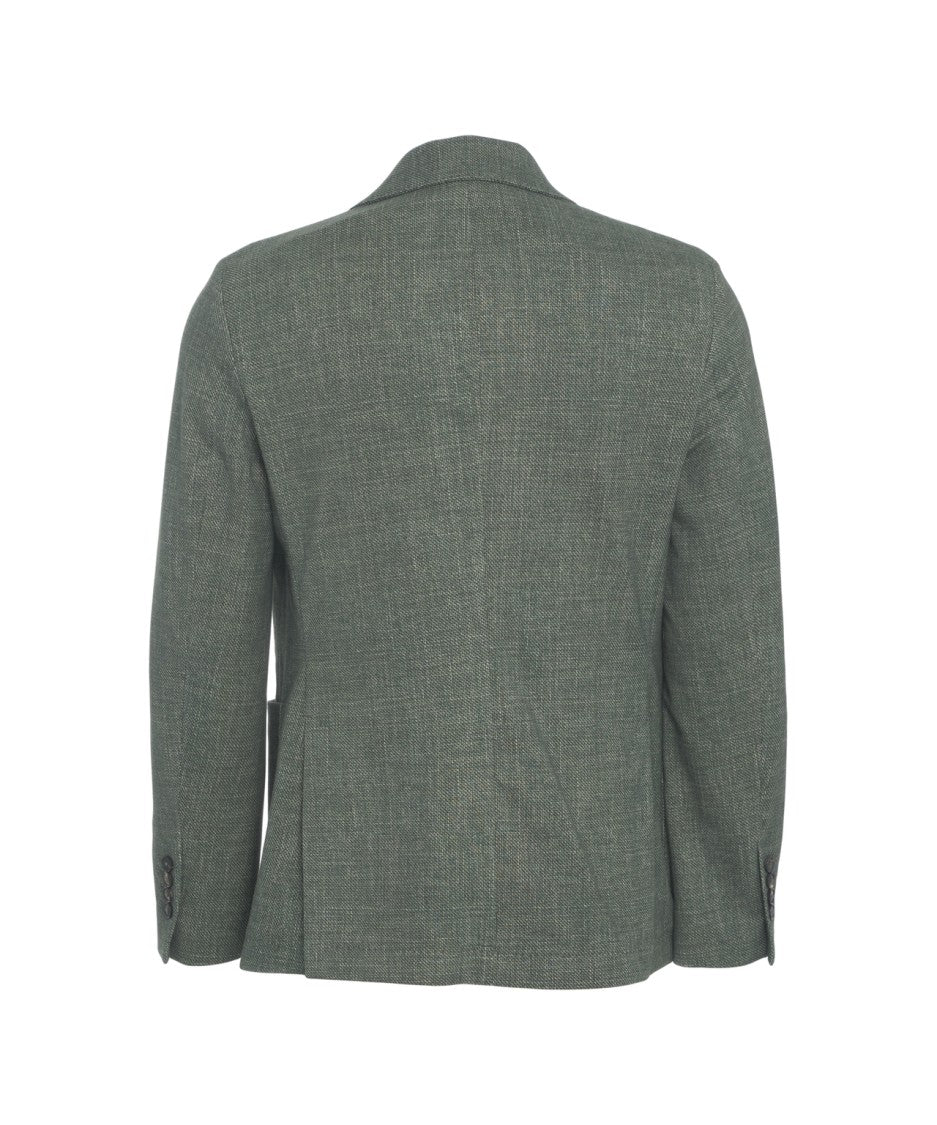 Circolo 1901 Textured Fabric Blazer With Single-Button Closure And Patch Pockets
