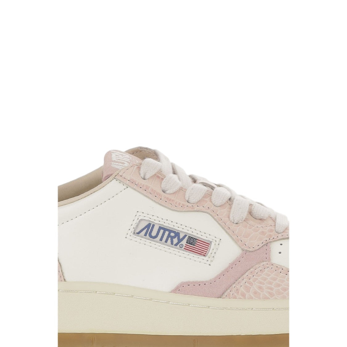 Autry Medalist Low Leather Sneakers With Contrast Heel Tab