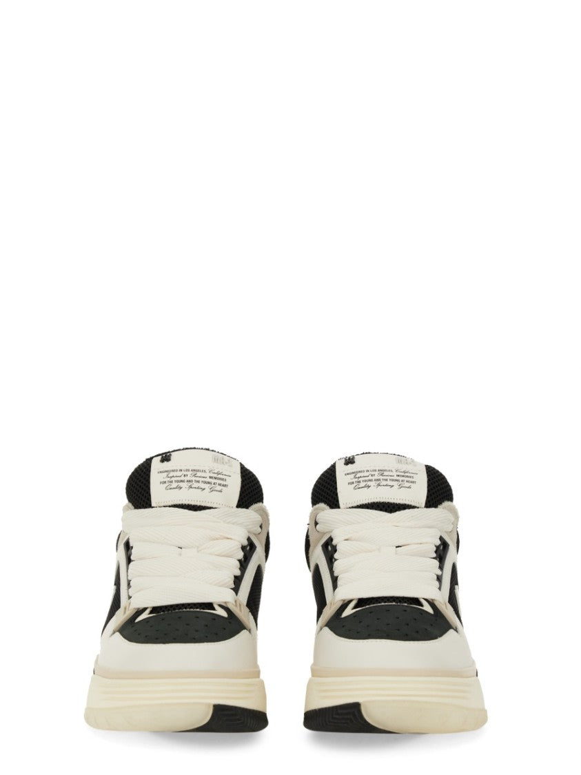 Amiri Neutrals Ma-1 Layered Panels Leather Sneakers