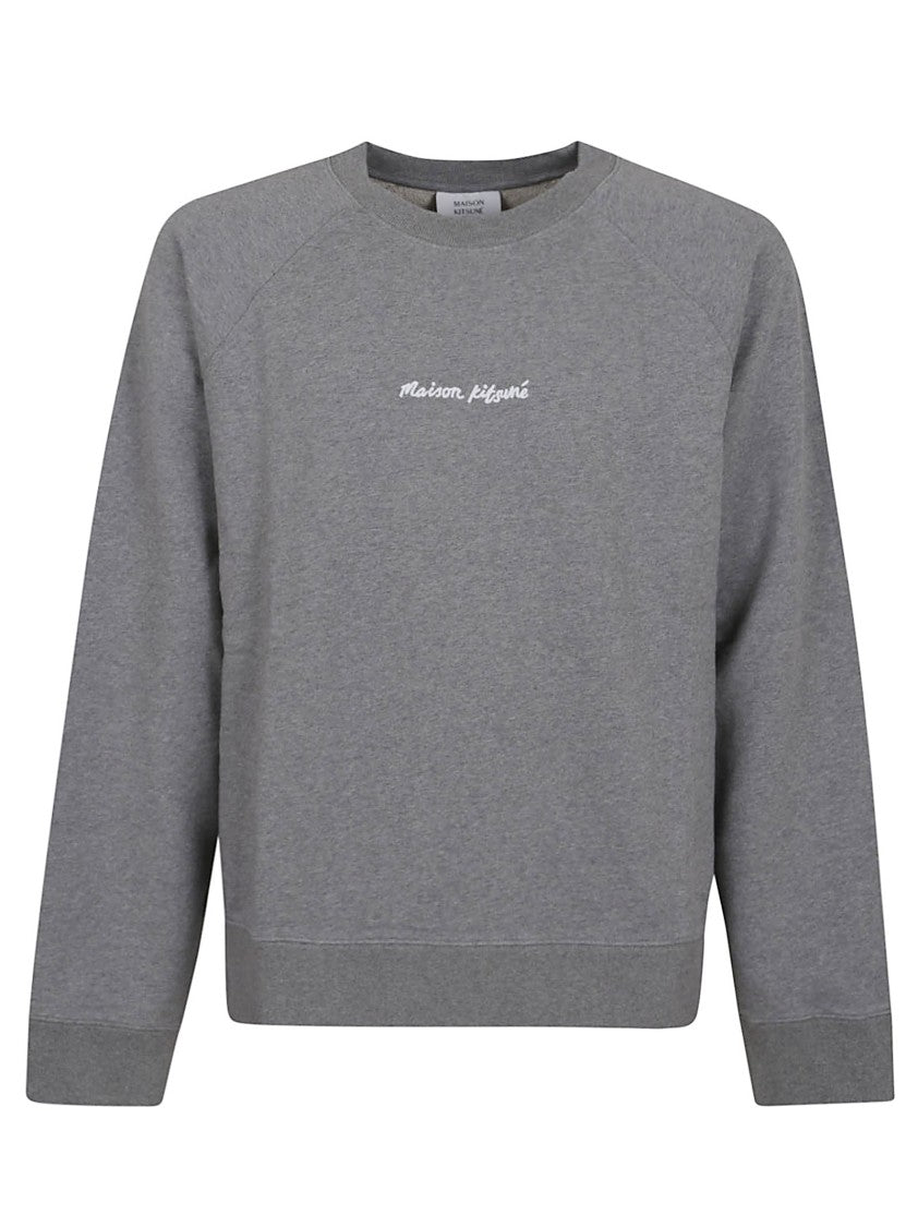 Maison Kitsuné Classic Grey Crew Neck Sweatshirt