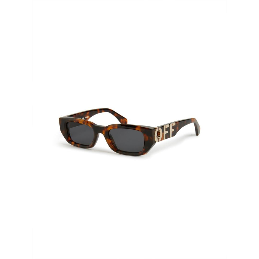 Off-White Tortoiseshell Oeri124 Fillmore Rectangular Sunglasses