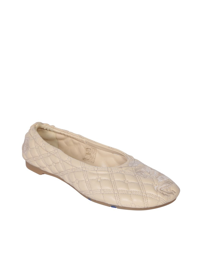 Burberry Quilted Lamb Leather Ballerinas