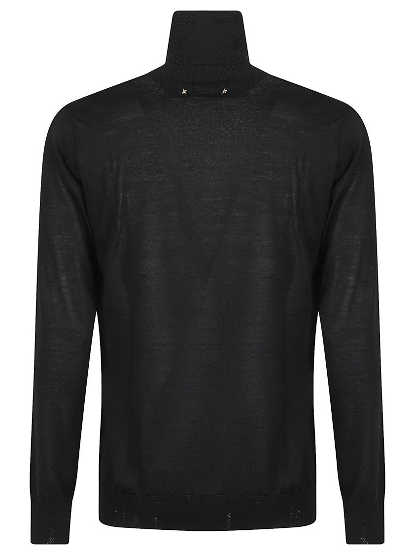 Golden Goose Lightweight Virgin Wool Sweater With High Neckline