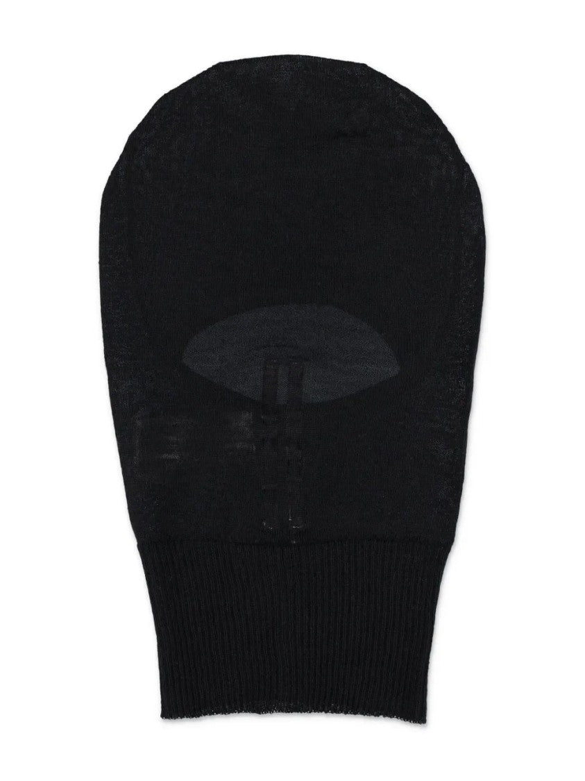 Rick Owens Edgy Black Wool Hat