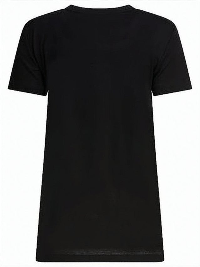 Max Mara Short-Sleeve Cotton T-Shirt With Embossed Logo