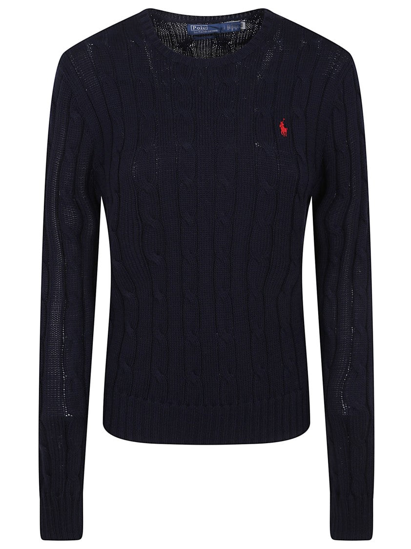 Polo Ralph Lauren Cable Knit Sweater With Round Neckline