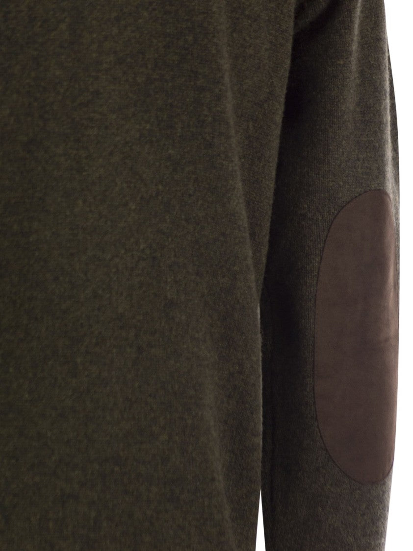 Barbour Zip-Up Jumper Patch