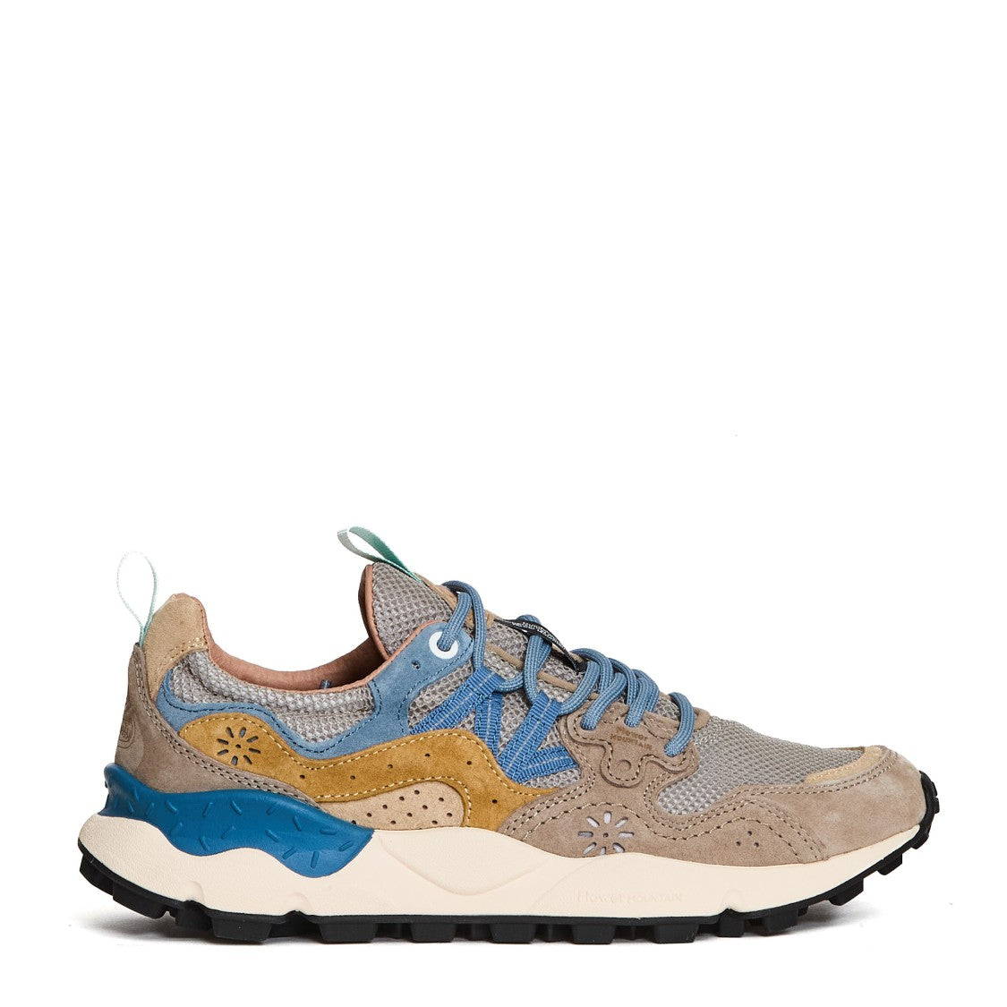 Flower Mountain Yamano 3 Man Suede Mesh Sneakers