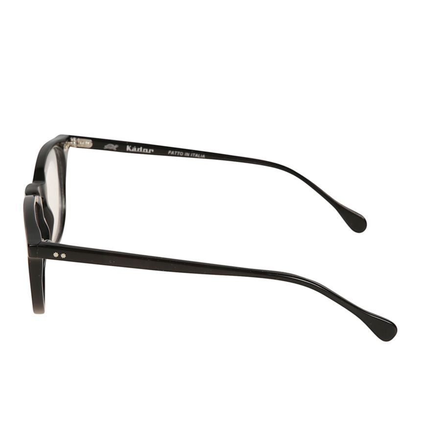 Kador Kubino Round Frame Eyeglasses With Glossy Black Finish